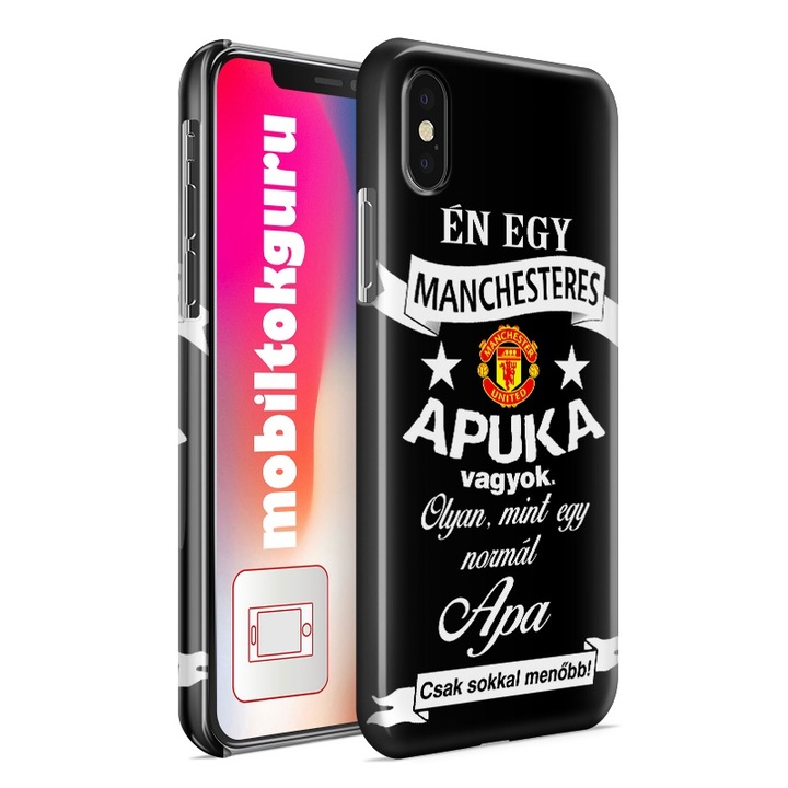 Apák napjára - Manchesteres apuka iPhone 5s telefontok tok hátlap 1