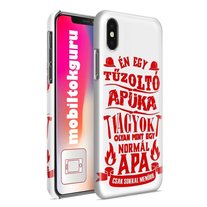 De Ziua Tatalui - Pompierul Tata Husa pentru telefon Huawei P8 Husa din spate 1