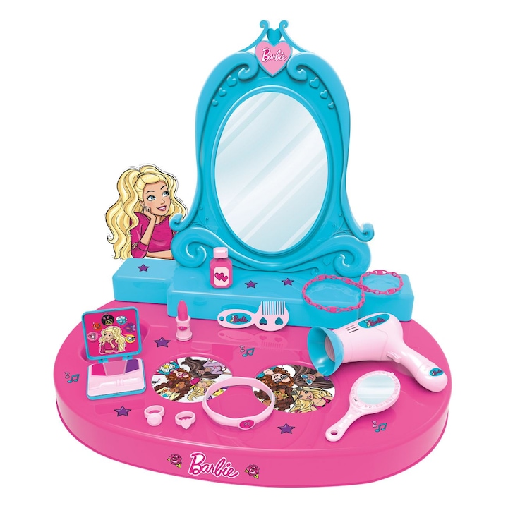 Barbie Szépségstúdió, Tükörrel és 10 db kiegészítővel