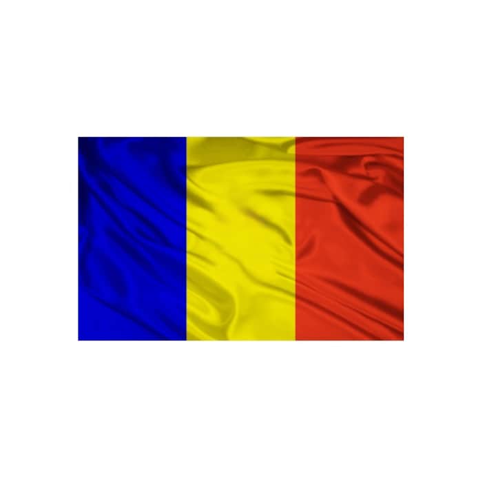 Drapel Romania 1.2 x 1.8 m, Rosu/Galben/Albastru