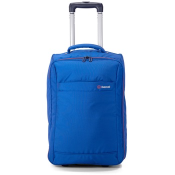 Troler Cabina, Pliabil, Benzi, Poliester, 2 Roti, BZ 5565 - 51 cm, Albastru Troler Cabina, Pliabil, Benzi, Poliester, 2 Roti, BZ 5565 - 51 cm, Albastru