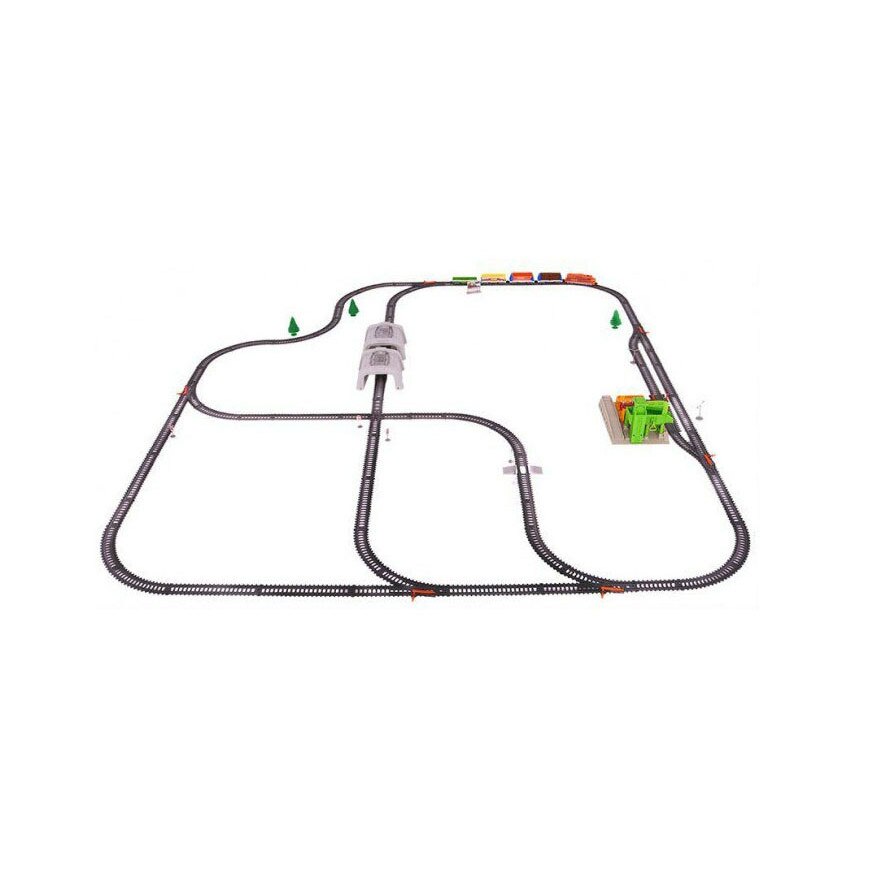 Set trenulet cu sina si accesorii 158x176 cm