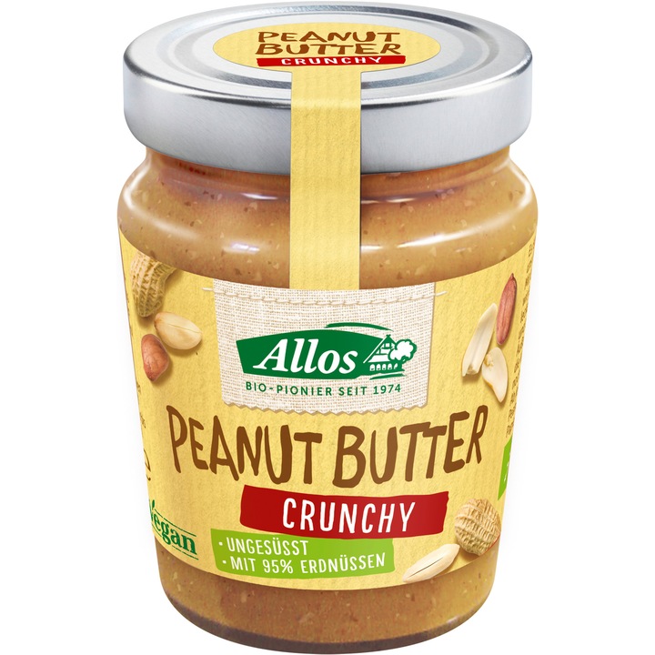 Unt Eco, de arahide crocant , 227 g