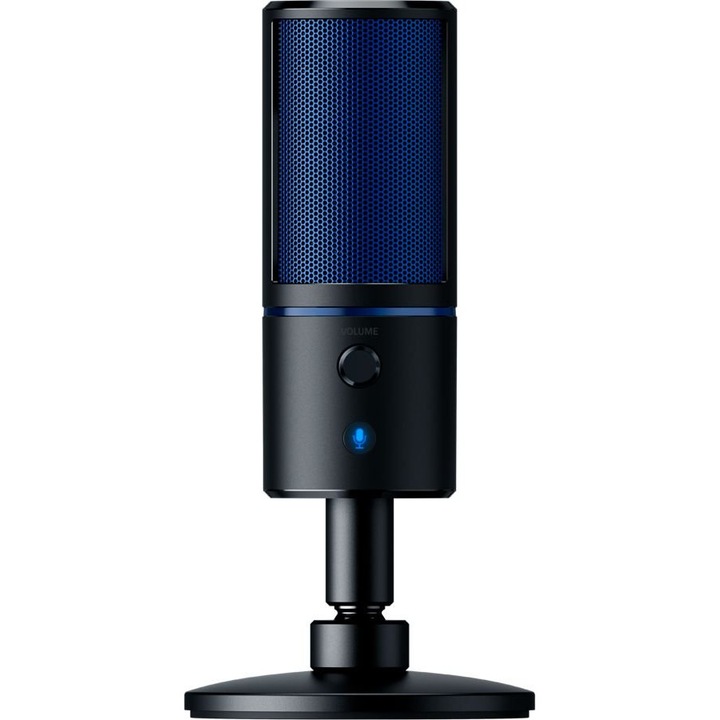 Microfon gaming Razer Seiren X, Negru/Albastru