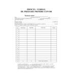 Proces Verbal De Predare Primire Covor Format A4 Emag Ro