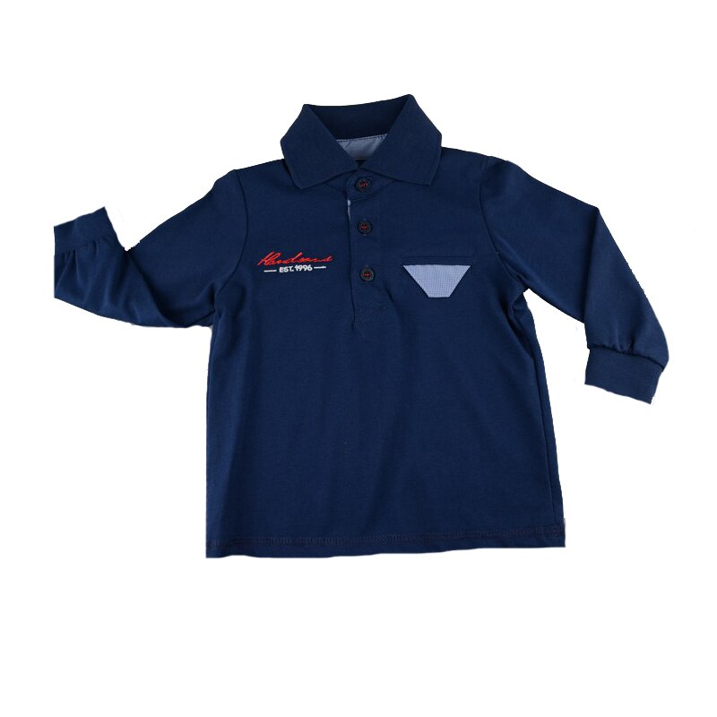 Bluza casual pentru baieti GT GT-4147, Bleumarin, 80 cm