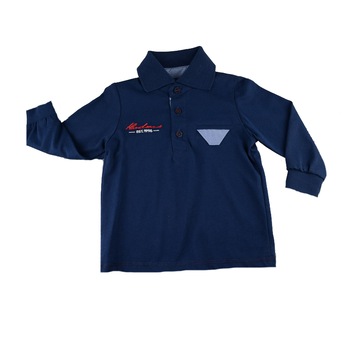 Bluza casual pentru baieti GT GT-4147, Bleumarin, 80 cm Bluza casual pentru baieti GT GT-4147, Bleumarin, 80 cm