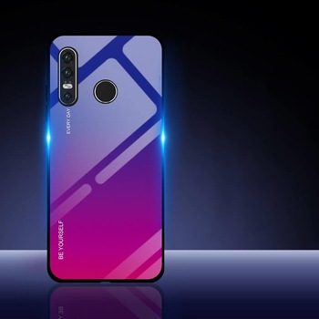 Husa Huawei P30 Lite, Model Gradient Glass Durable, Spate din Sticla Securizata, Albastru Husa Huawei P30 Lite, Model Gradient Glass Durable, Spate din Sticla Securizata, Albastru
