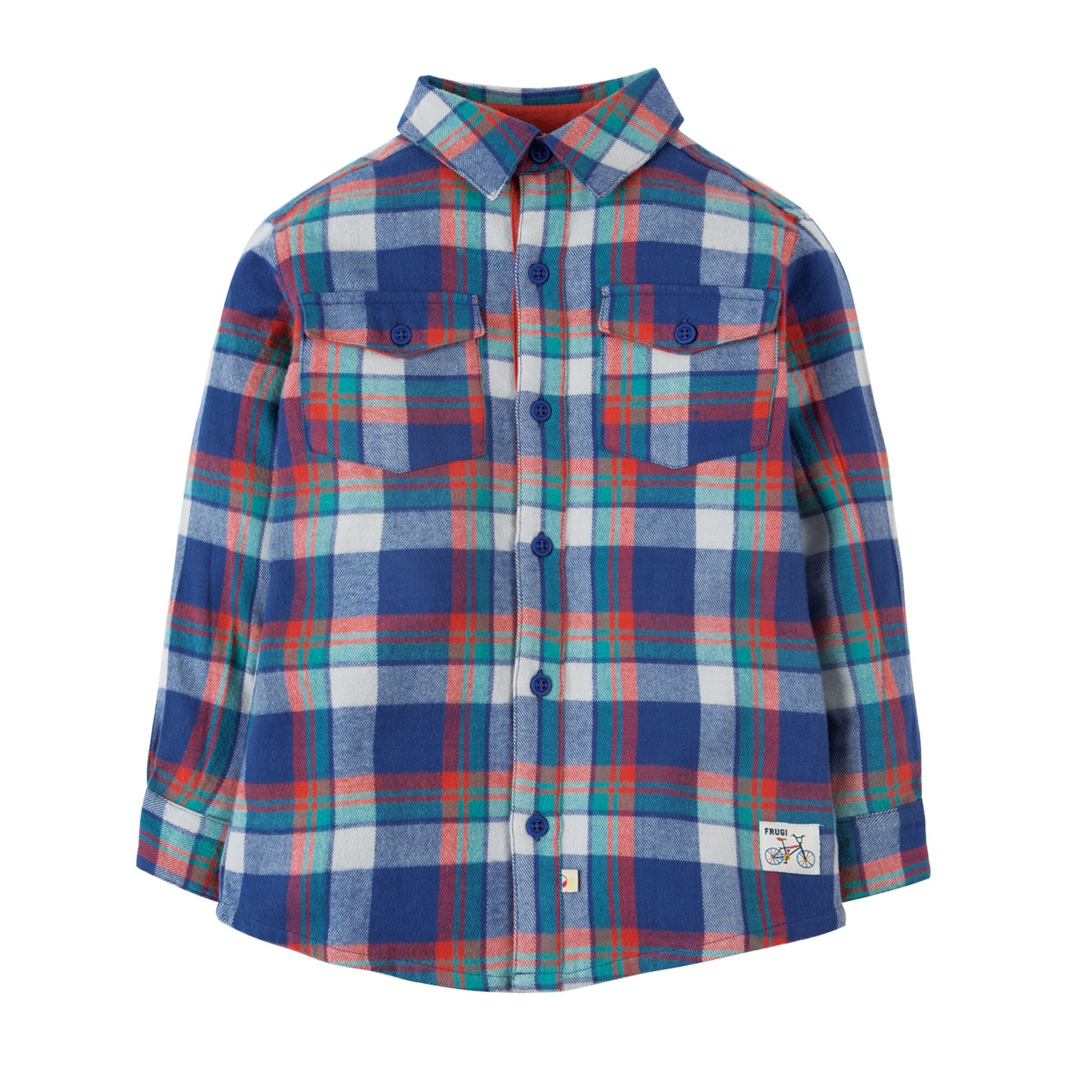 Camasa Hector in carouri, bumbac organic, multicolor, baieti