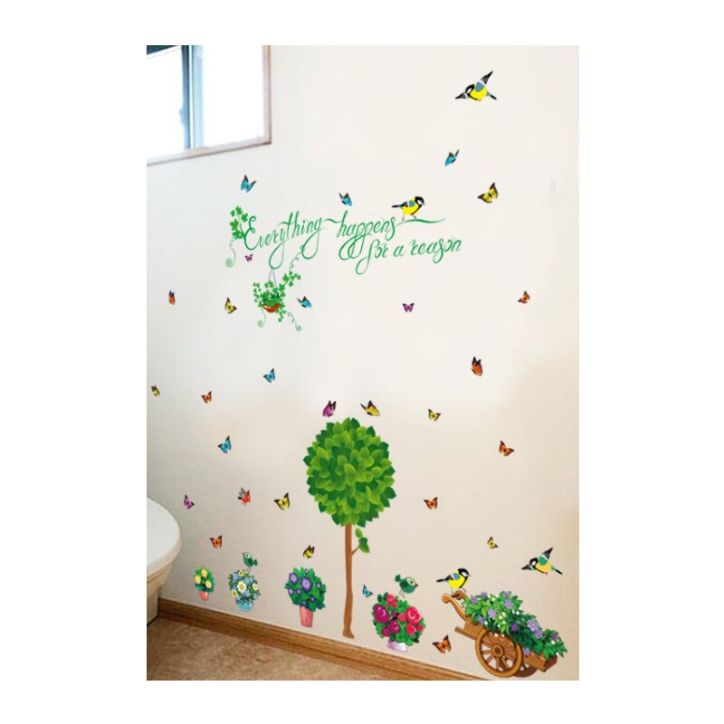 Sticker perete, everything happy, 114x87 cm