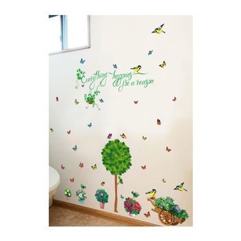 Sticker perete, everything happy, 114x87 cm Sticker perete, everything happy, 114x87 cm