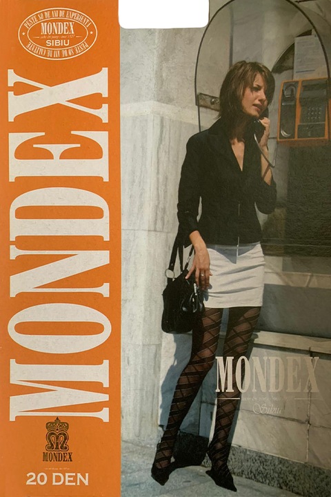 Dres dama Mondex, 20 Den, model 2, Galben