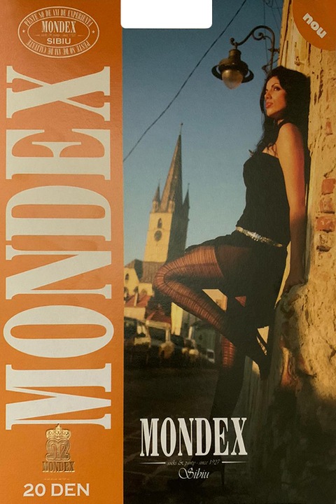 Dres dama Mondex, 20 Den, model 3, Negru