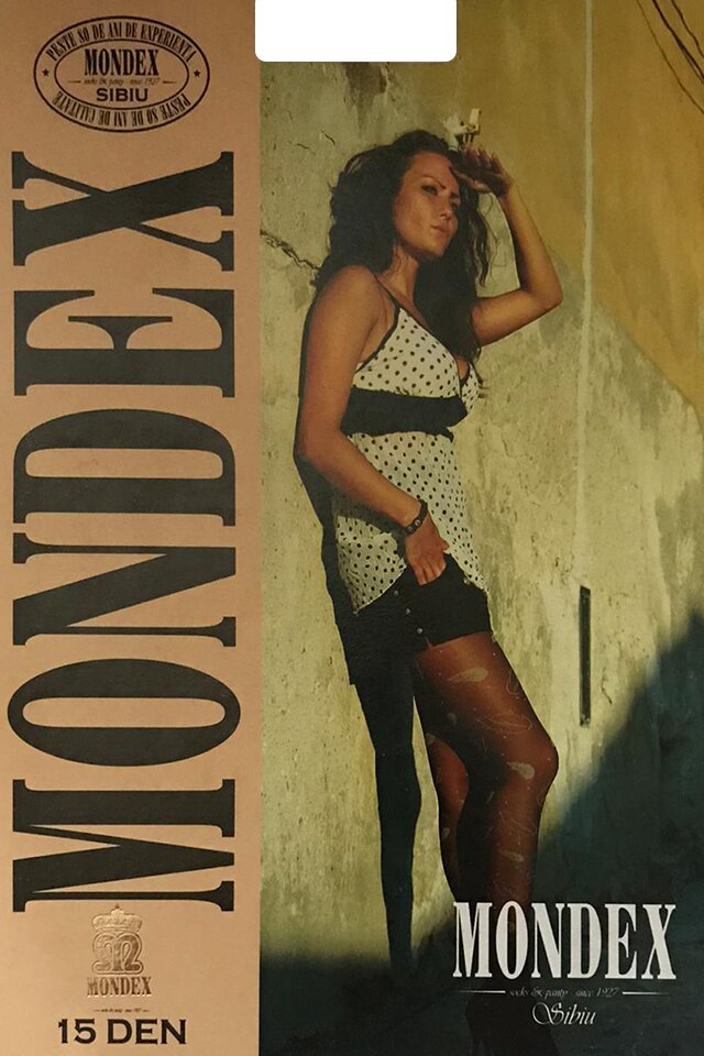 Dres dama Mondex, 15 Den, model 13, Negru