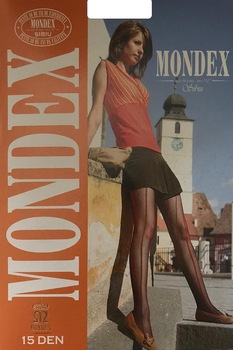 Dres dama Mondex, 15 Den, model 12, Multicolor Dres dama Mondex, 15 Den, model 12, Multicolor