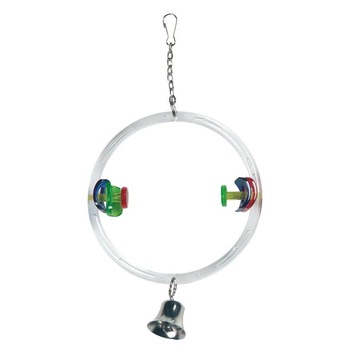 Jucarie pentru papagali, Leagan cu clopotel, 11CM Jucarie pentru papagali, Leagan cu clopotel, 11CM