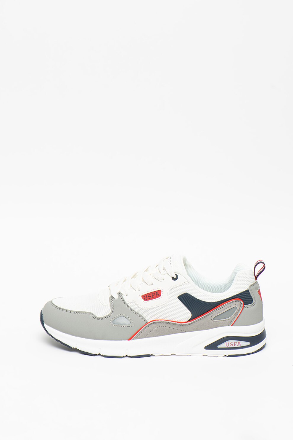 U.S. Polo Assn., Pantofi sport din piele ecologica si material textil Venus