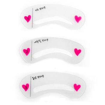 Set Sabloane sprancene Makeup, Magical, 3 bucati Set Sabloane sprancene Makeup, Magical, 3 bucati