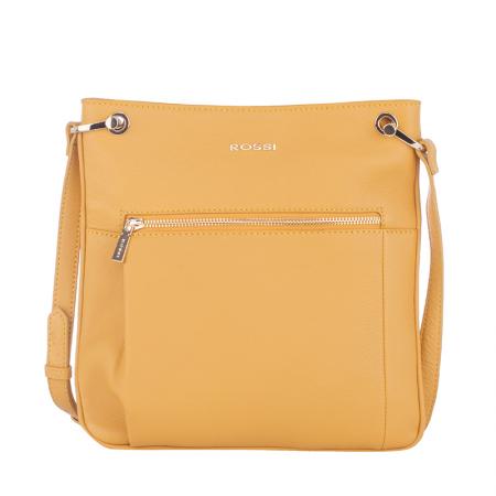 Geanta ROSSI RSL69158, Piele naturala, mustar