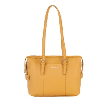 Geanta ROSSI RSL67158 , Piele naturala, mustar