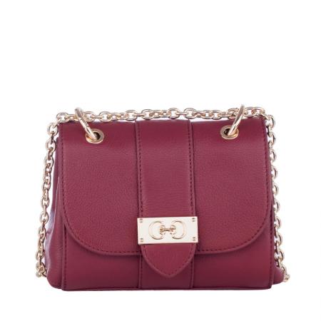 Geanta ROSSI RSL73126 ,Piele naturala, rosu