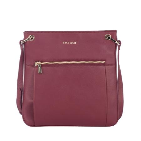 Geanta ROSSI RSL69126 , Piele naturala, rosu