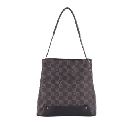 Geanta Pierre Cardin ,PCL9397M, Piele ecologica, negru cu imprimeu