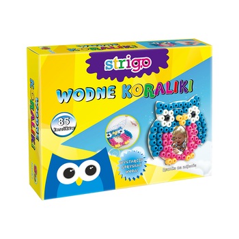 Margele creative Aqua Beads, Strigo, Rama foto bufnita, 85 bucati Margele creative Aqua Beads, Strigo, Rama foto bufnita, 85 bucati