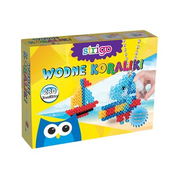 Margele creative Aqua Beads, Strigo, Breloc vapor, 230 bucati Margele creative Aqua Beads, Strigo, Breloc vapor, 230 bucati