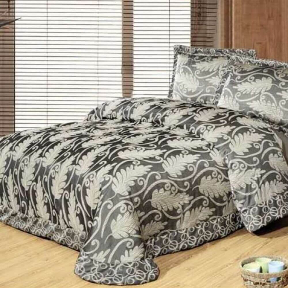 Set Cuvertura de Pat Satin + 2 Fete de Perna, Pat 2 Persoane, CCS-10