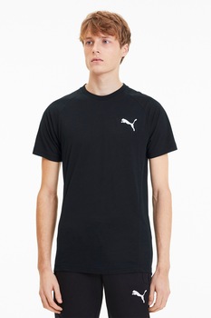 Puma, Tricou cu maneci raglan Evostripe, Negru Puma, Tricou cu maneci raglan Evostripe, Negru