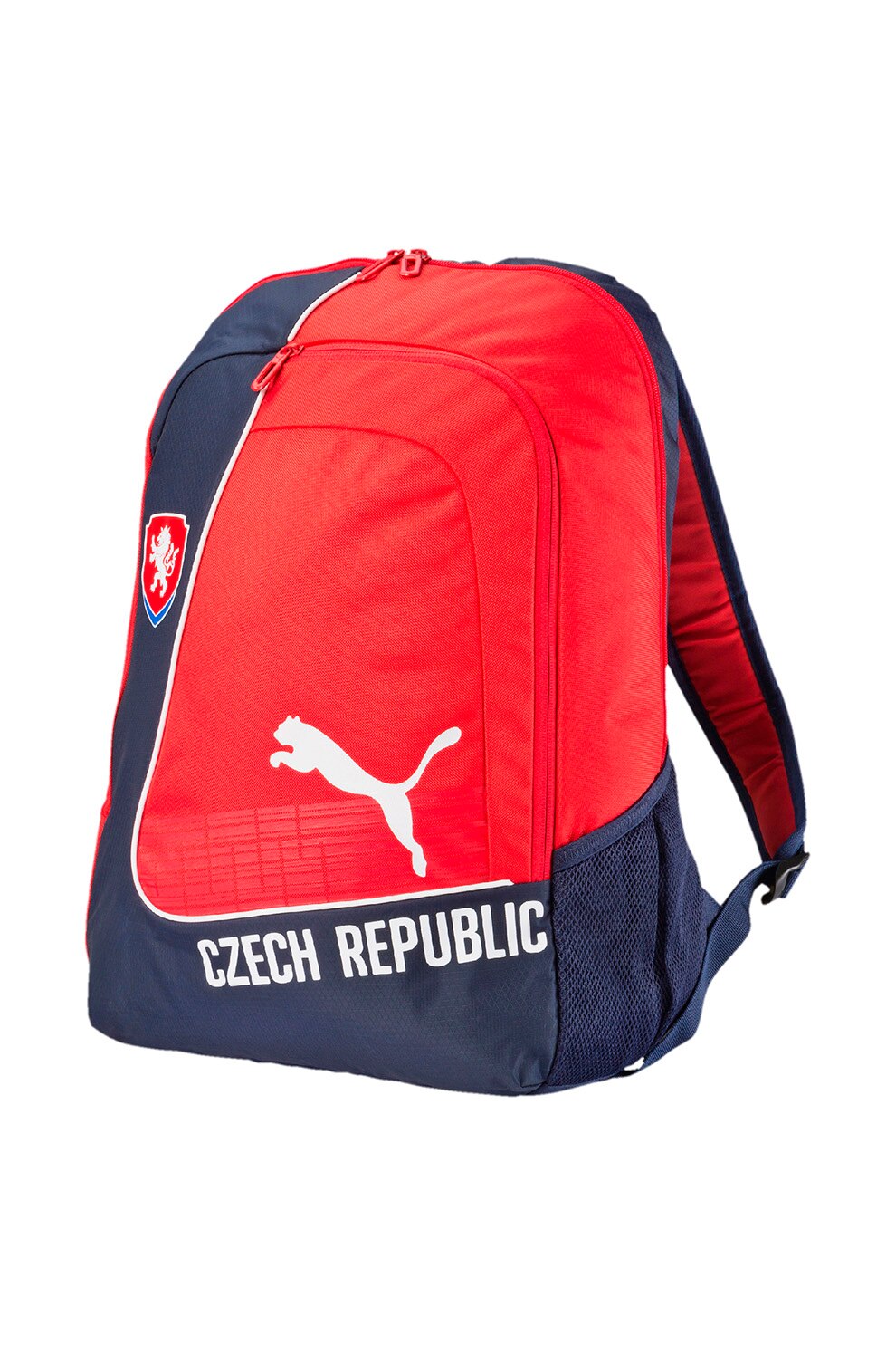 Puma, Rucsac cu logo Country, Bleumarin/Rosu/Alb
