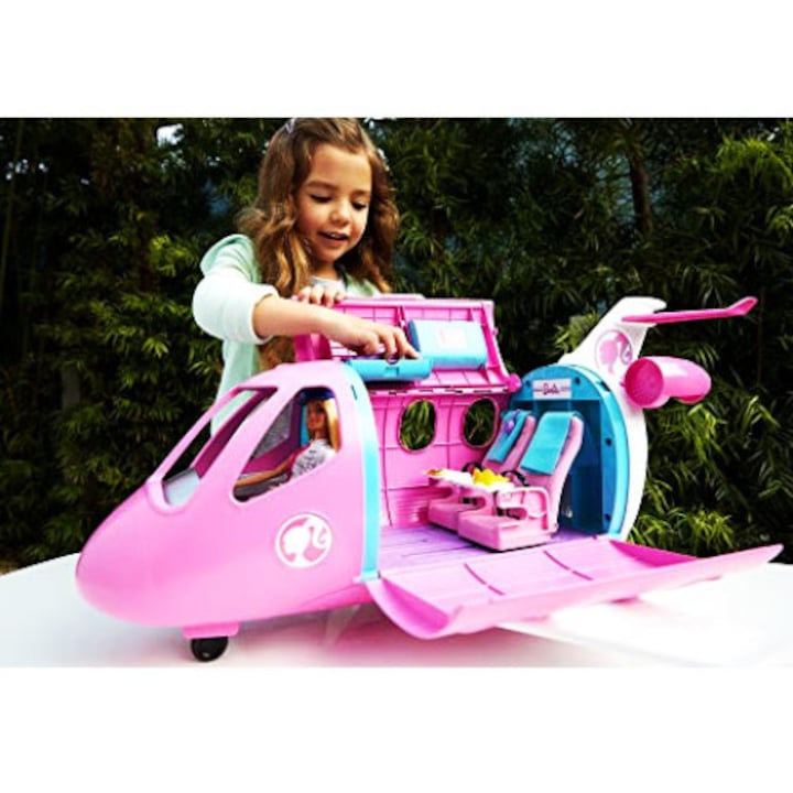 Barbie interaktív játék - repülőgép szett pilóta babával