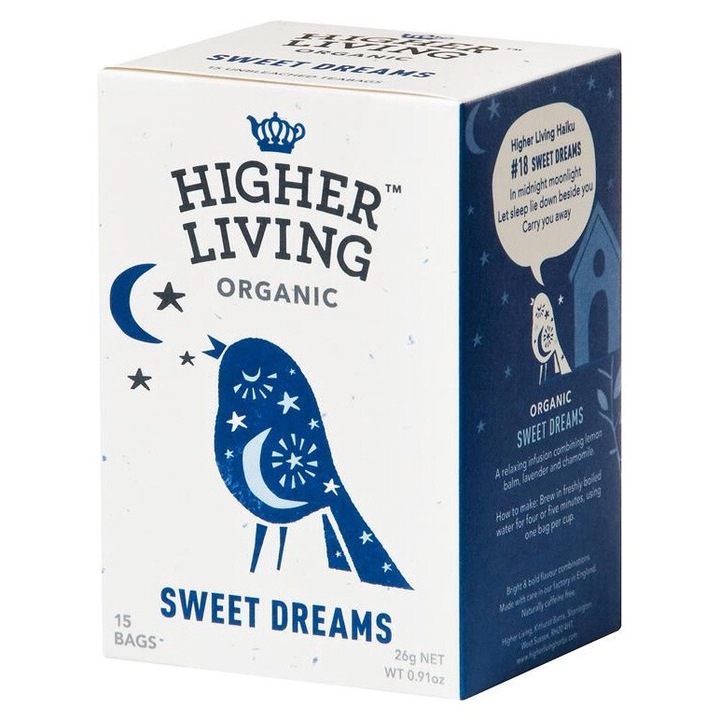 Ceai Vise placute 15 plicuri bio, 22g, HIGHER LIVING
