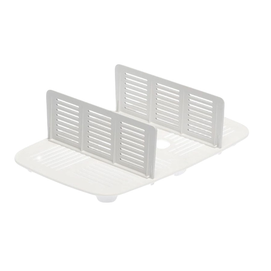 Tavita pentru scurgere, recipiente pentru vidare, 3 l si 4.5 l, alb