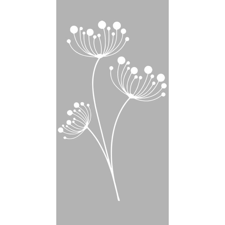 Sablon 58 x 29cm - Flowers - SP20