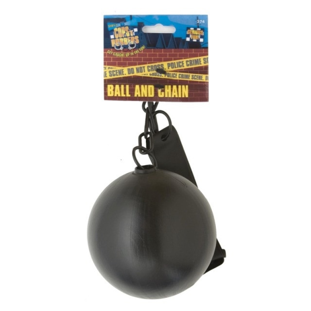 Bila de detinut, cu lant, neagra
