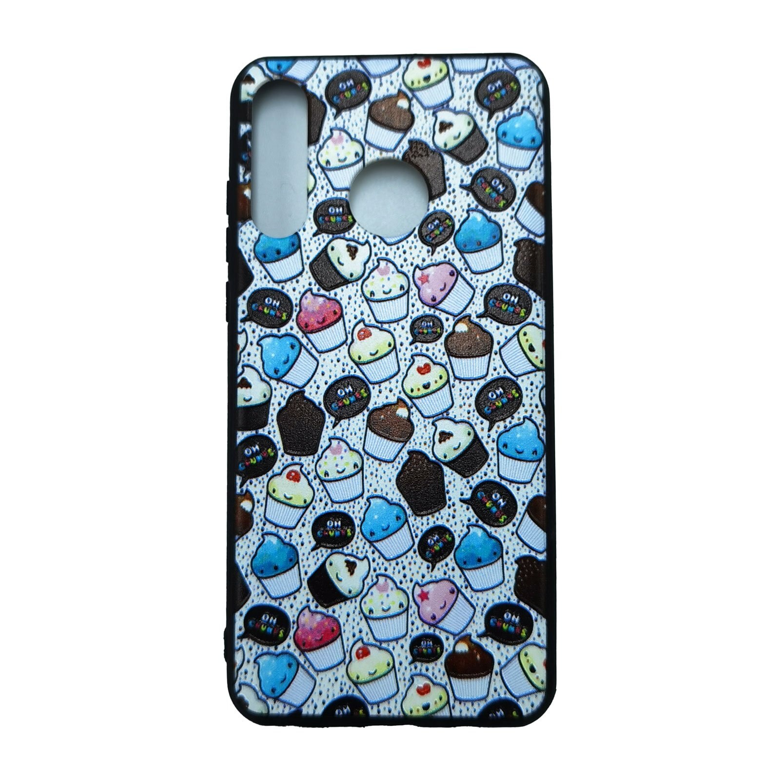 Husa Huawei P30 Lite model Cupcakes 3D, Antisoc, TPU+PC, Viceversa Multicolor