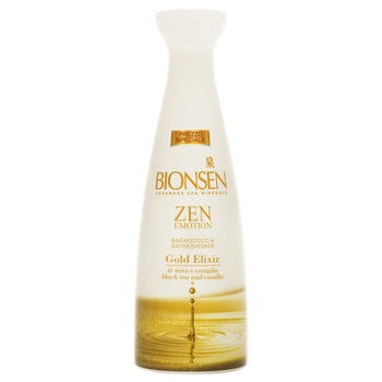 Gel de dus - spumant de baie antioxidant Bionsen Zen Gold Elixir 500ml Gel de dus - spumant de baie antioxidant Bionsen Zen Gold Elixir 500ml