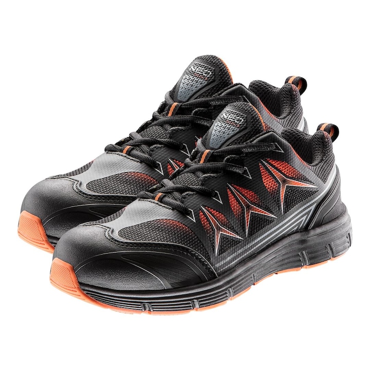 Munkavédelmi cipő, fémmentes, O1, 47 fekete