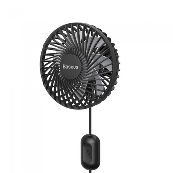 Ventilator Baseus auto cu suport pentru grila ventilatie , negru Ventilator Baseus auto cu suport pentru grila ventilatie , negru