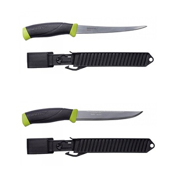 Set de cutite profesionale Morakniv pentru prelucrat peste la scara industriala, din inox, cu teaca speciala Set de cutite profesionale Morakniv pentru prelucrat peste la scara industriala, din inox, cu teaca speciala