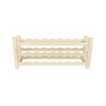 Raft lemn natur VinO pentru 24 sticle vin Raft lemn natur VinO pentru 24 sticle vin