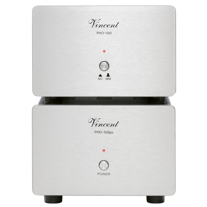 Preamplificator Phono Vincent PHO-500, argintiu