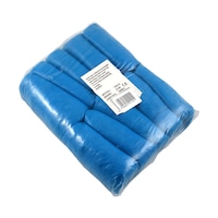 Set 100x Acoperitori Pantofi, Botosi, Cipici, Unica Folosinta, Polietilena CPE 2.2gr, culoare Albastra