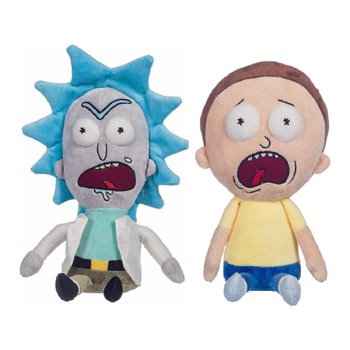 Set 2 x Jucarie plus 27 cm, Rick & Morty , Screaming , Multicolor Set 2 x Jucarie plus 27 cm, Rick & Morty , Screaming , Multicolor