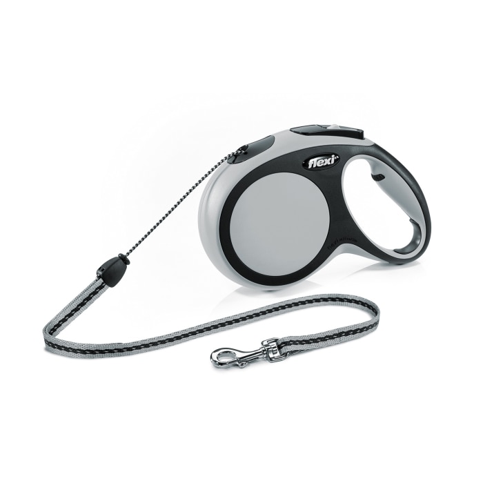 Lesa retractabila, Croci, Flexi Comfort, 3 m, XS, c5055829, gri