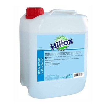 Sapun lichid antibacterian, Hillox, 5 L Sapun lichid antibacterian, Hillox, 5 L
