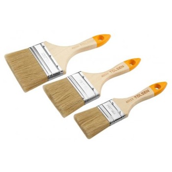 Set 3 Periii Zugravit Cu Maner Lemn ,50,75,100mm Set 3 Periii Zugravit Cu Maner Lemn ,50,75,100mm