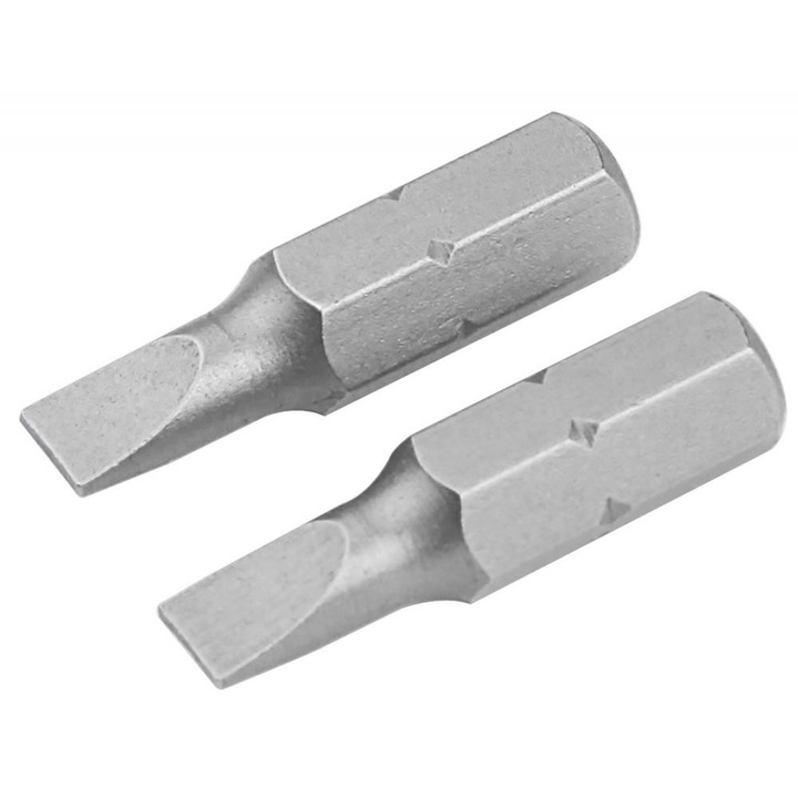 Csavarhúzó bitkészlet 2 darabból, SL 0,5x4,0x25 mm, S2 (Ipari)